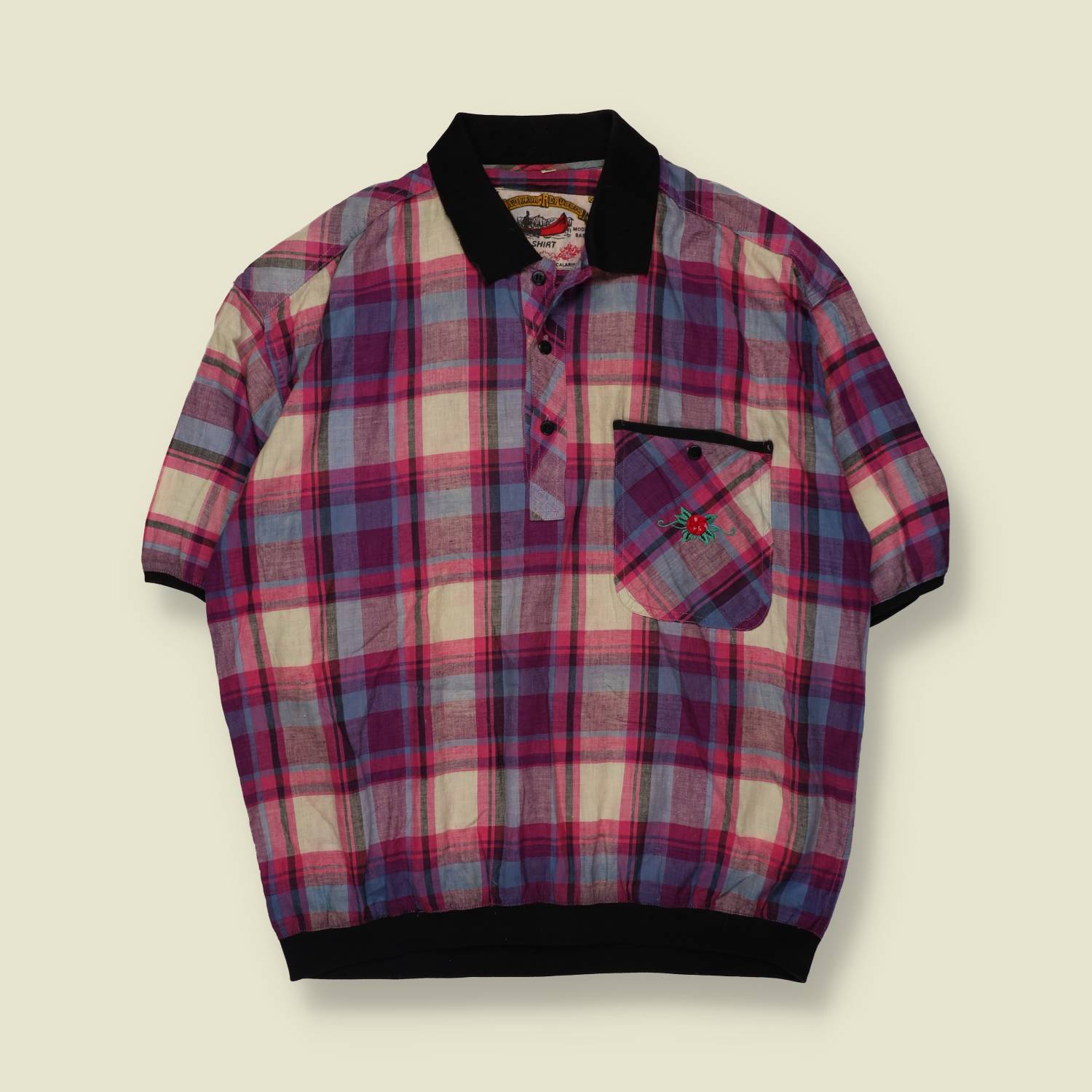 1980s | Indiana Republic | Polo Shirt - L