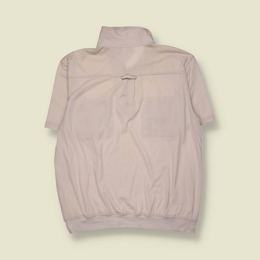 1980s | Walbusch | Zip Neck Polo - XXL