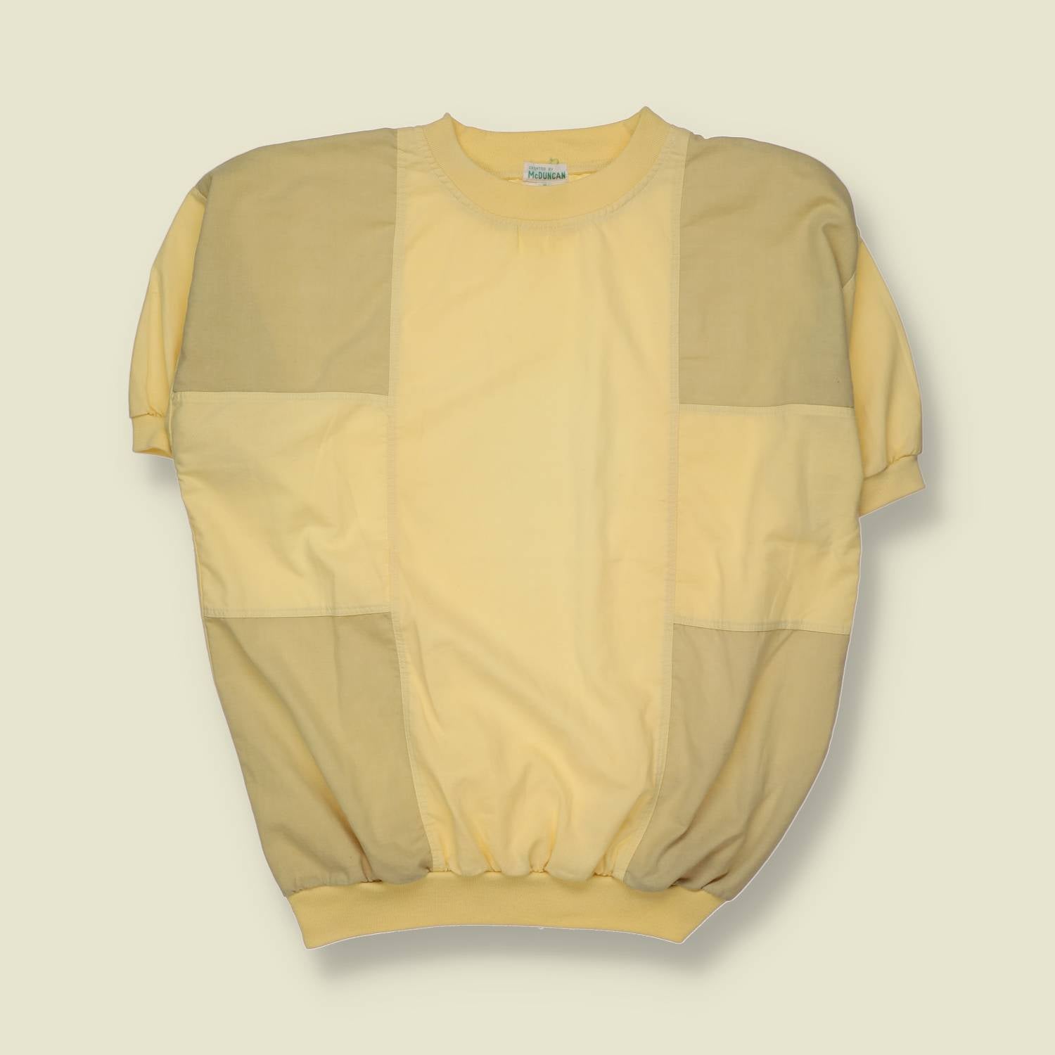 1980s | Panel T-Shirt | Yellow - XXL
