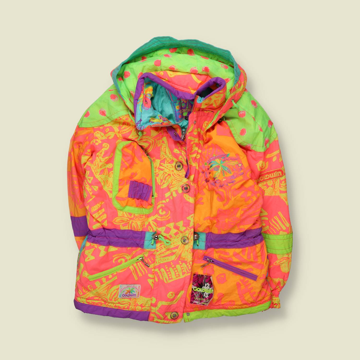 1990s | Goldwin | Ski Jacket | Multi-Colour - M