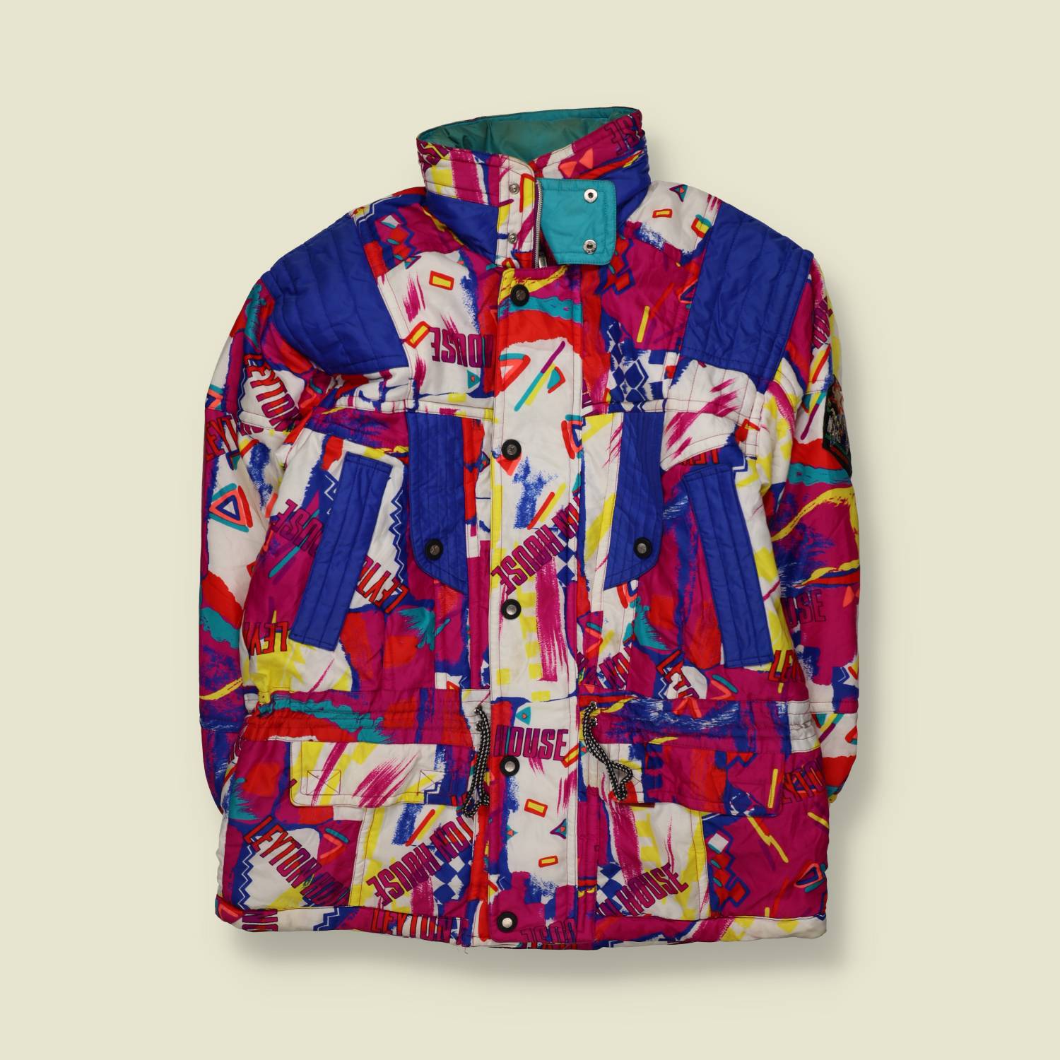 1990s | Leyton House | Ski Jacket | Multi-Colour - L