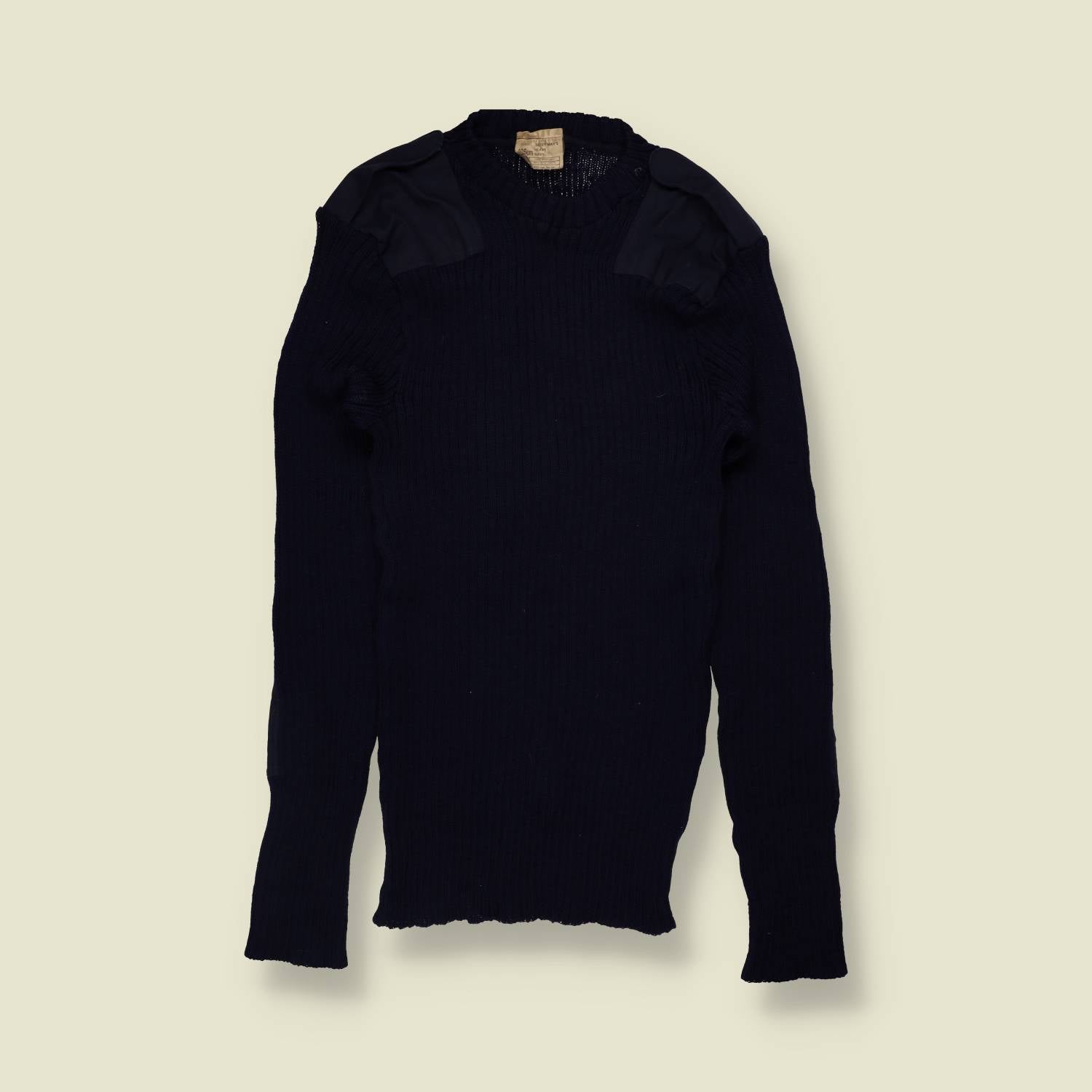 1989 | Military Rib Knit Jumper | Navy - XXS