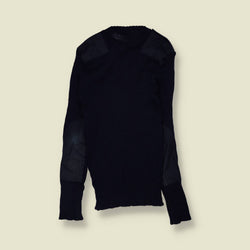 1989 | Military Rib Knit Jumper | Navy - XXS