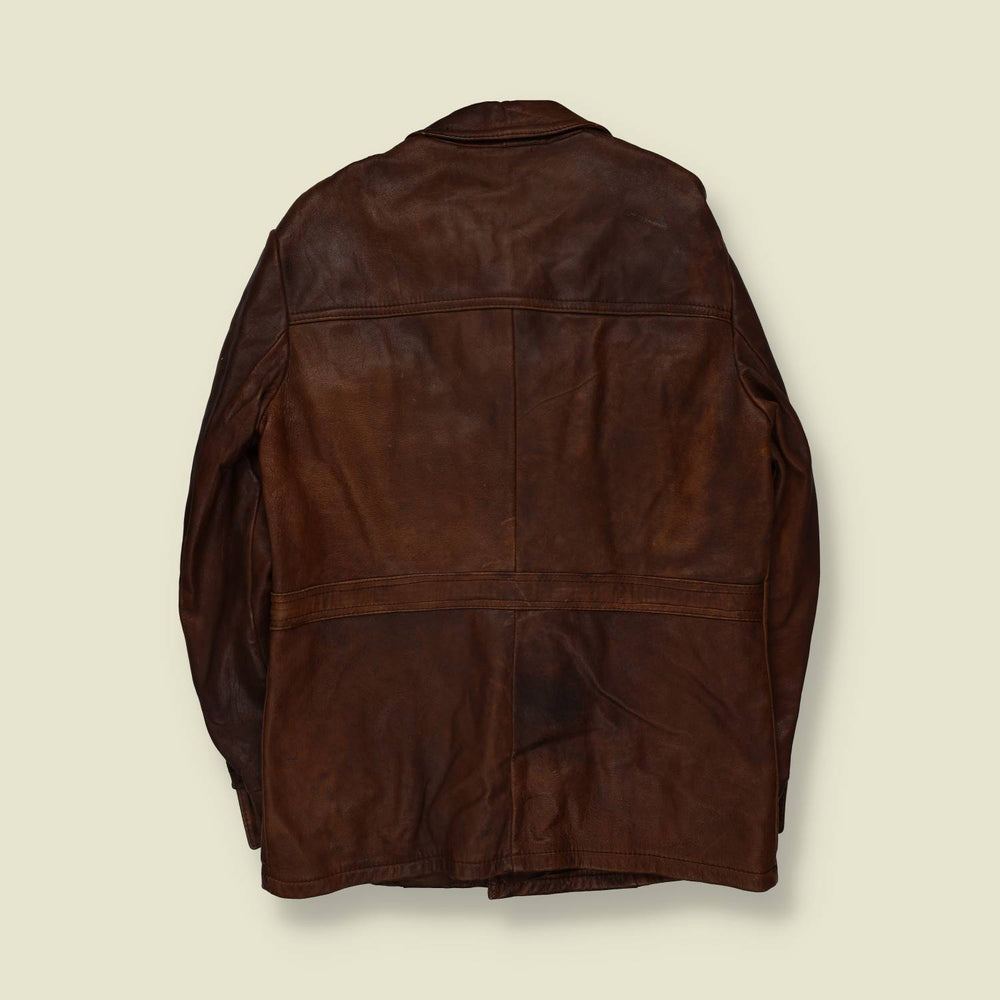 1960s | Leather Jacket | Brown - S