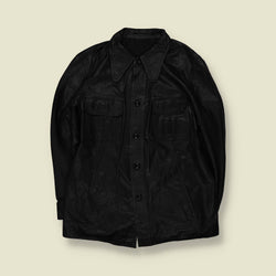 1970s | Leather Jacket | Black - M