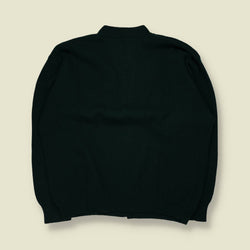1980s | Crest Cardigan | Dark Green - XXL