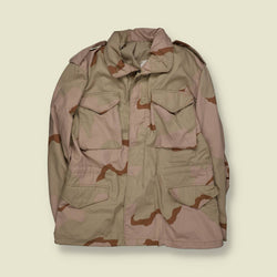 1990s | Alpha Industries | Desert Camo Field Jacket | Sand - L