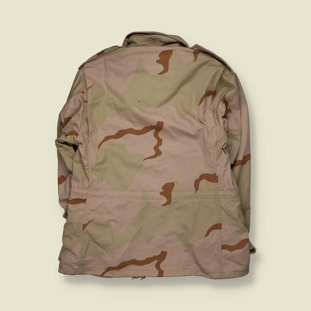 1990s | Alpha Industries | Desert Camo Field Jacket | Sand - L