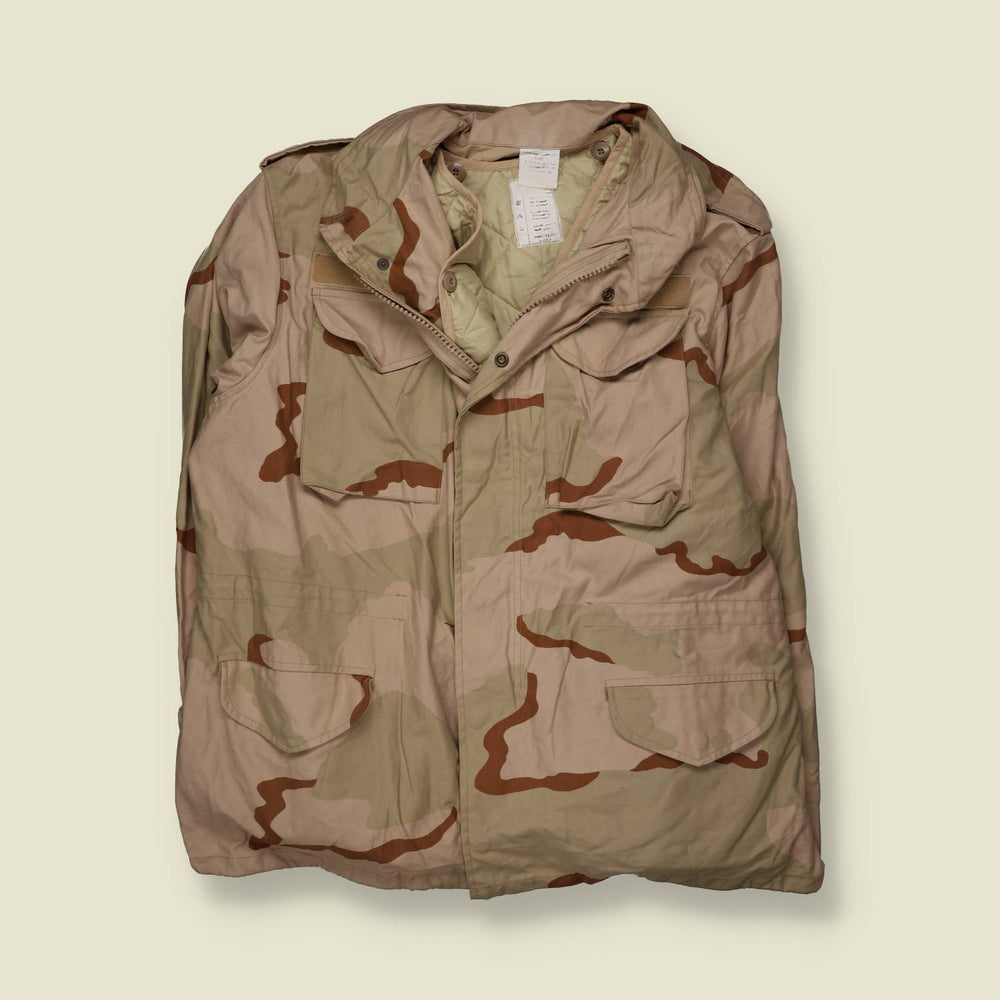 1990s | Desert Camo | Field Jacket | Sand - XXXXL