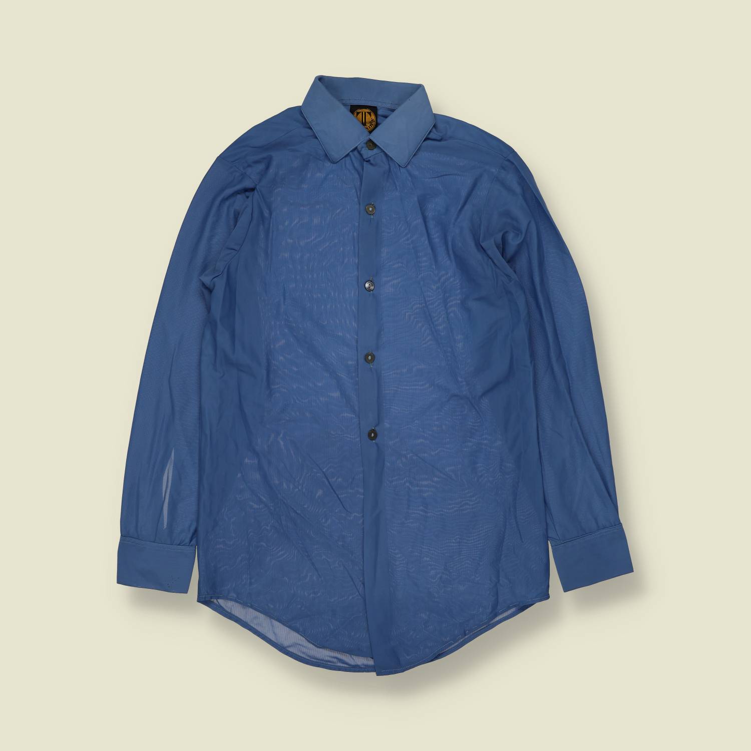 1970s | Shirt | Blue - XXXS