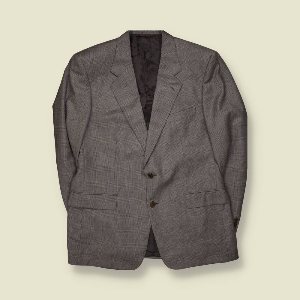 1980s | Blazer | Glen Plaid - Made in Italy - L