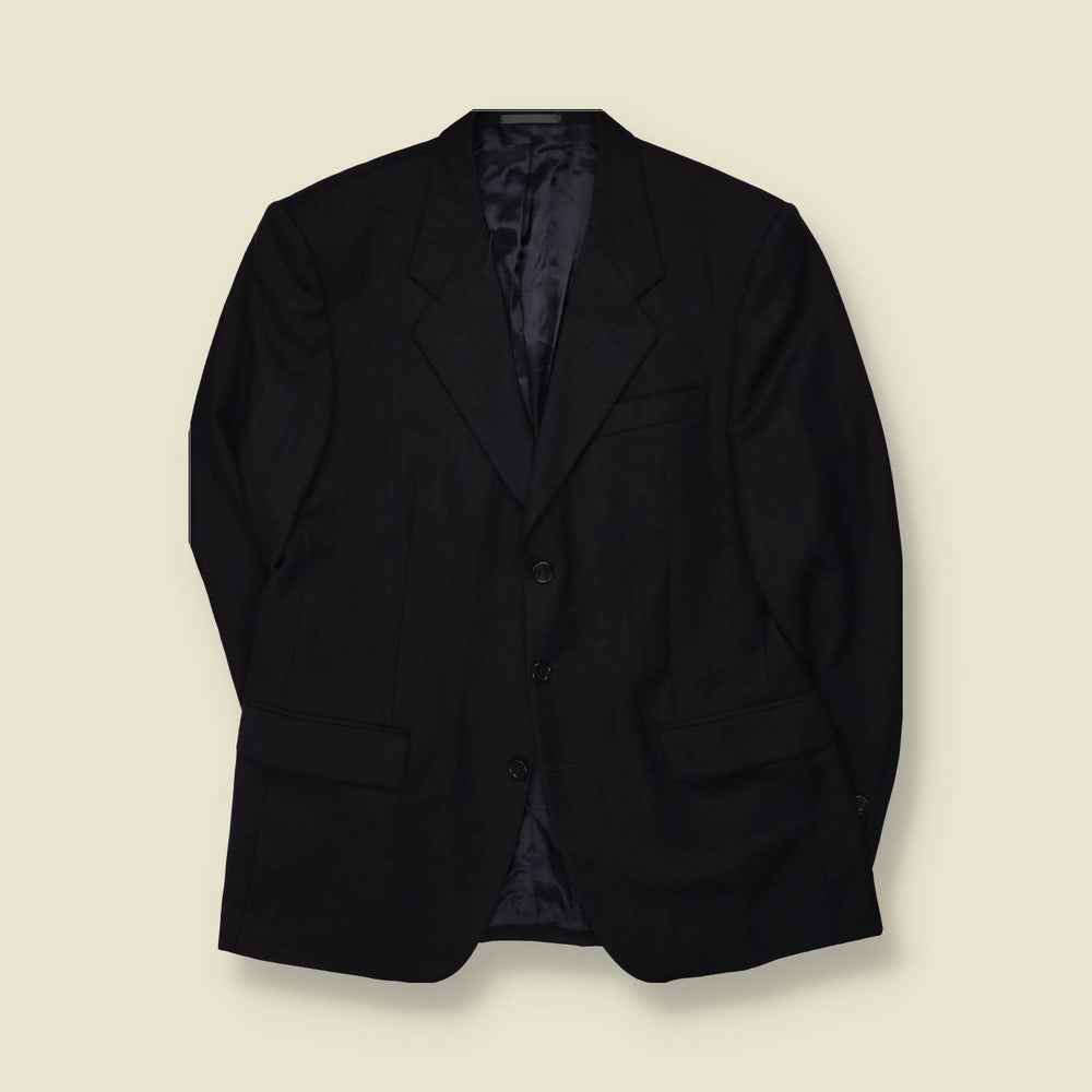 1980s | Vitoria Lorini | Blazer | Navy Stripe - L