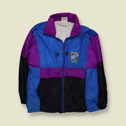 1980s | Marcel Clair | Windbreaker | Blue, Purple & Black - M