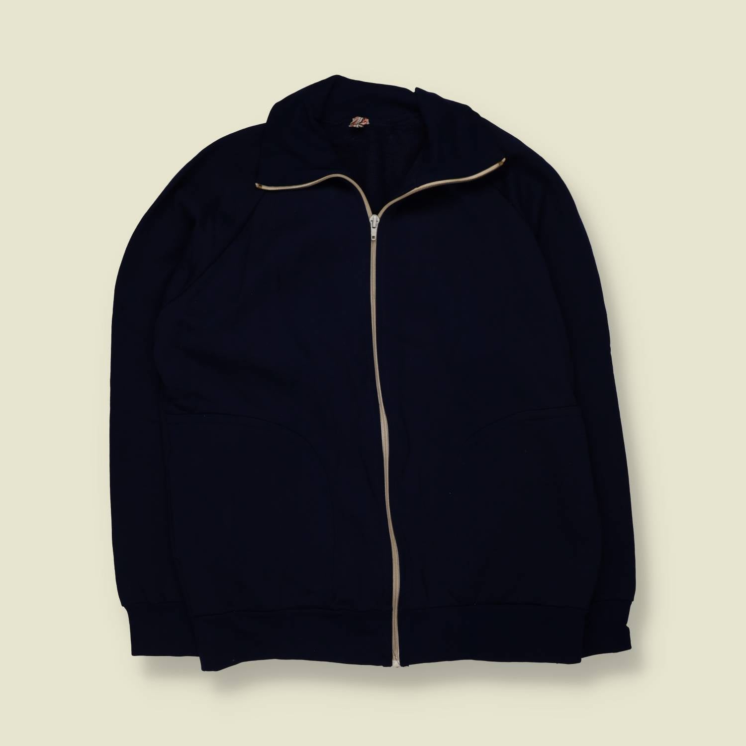 1970s | Track Top | Navy - M