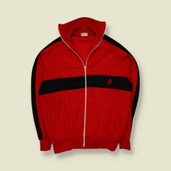 1970s | Track Top | Red & Black - S