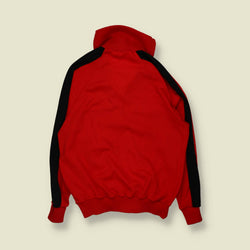 1970s | Track Top | Red & Black - S