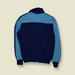 1970s-80s | Adidas | Track Top | Navy & Sky Blue - Made in Hong Kong - XS