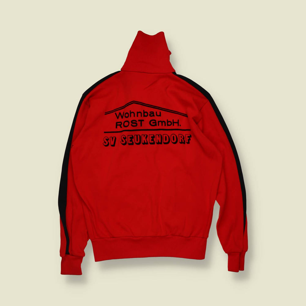 1970s | Puma | Track Top | Red & Black - SV Seukendorf - XS