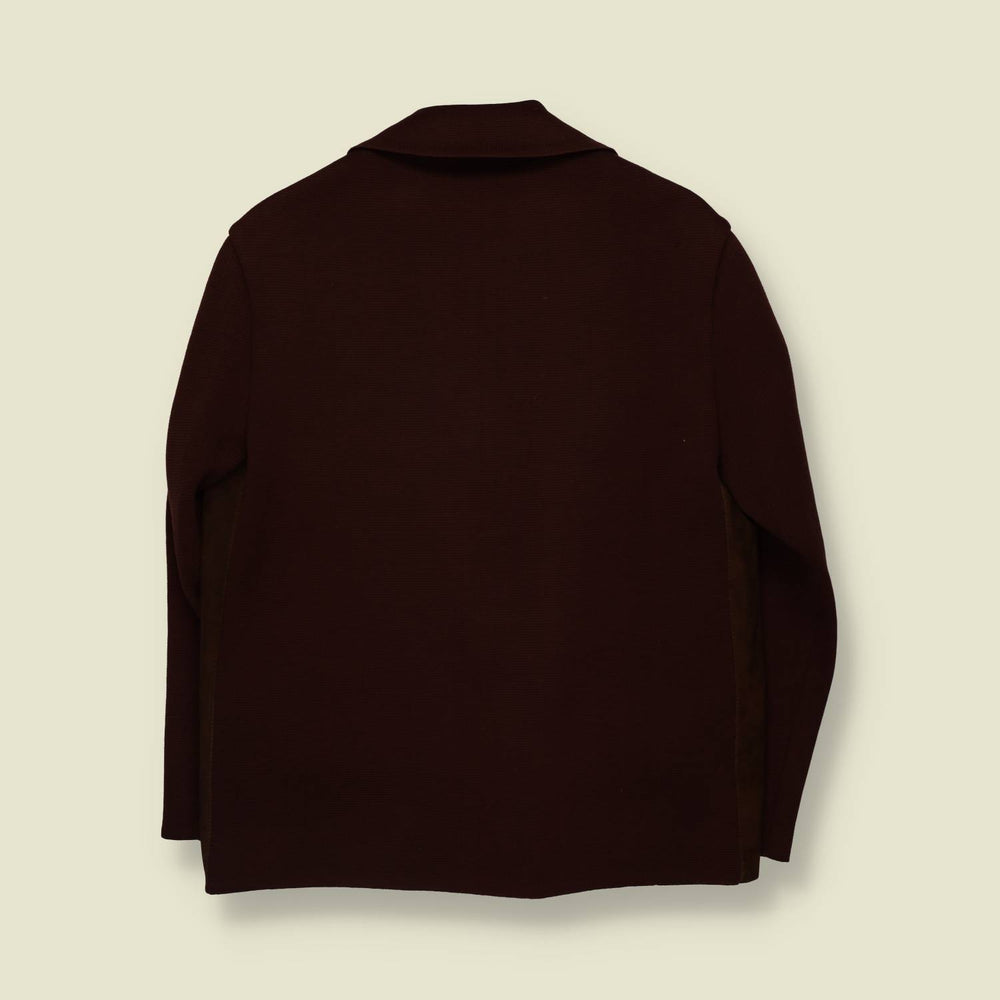 1970s | Confezioni in Pelle | Suede Jacket | Chocolate Brown - Made in Italy - M