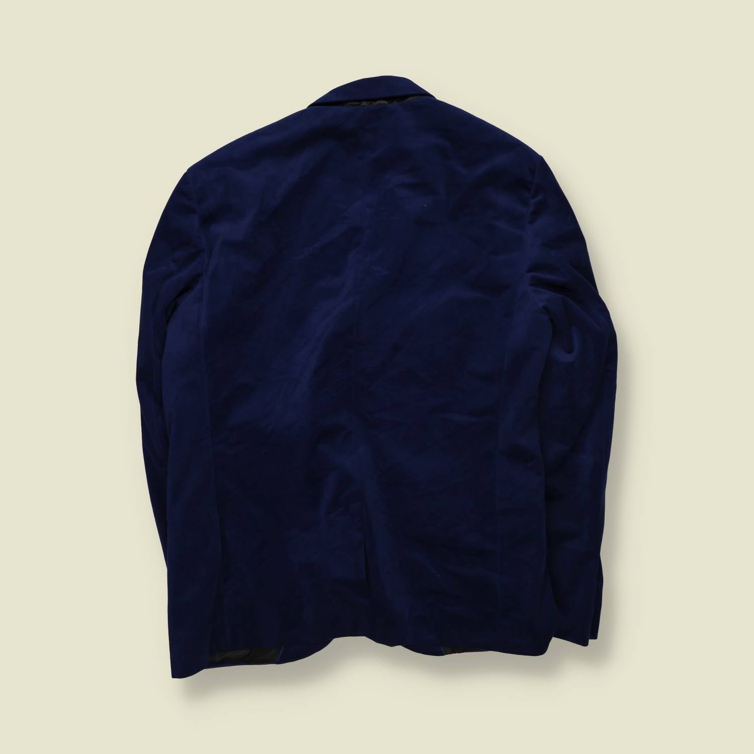 1990s | Angelo Litrico | Velvet Blazer | Navy - L