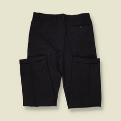 1980s | C&A | Pleated Trousers | Navy - w38