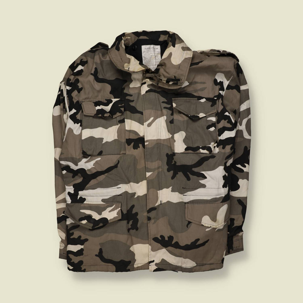 1990s-2000s | US Army | M65 Style Field Jacket | Urban Camo - 3XL
