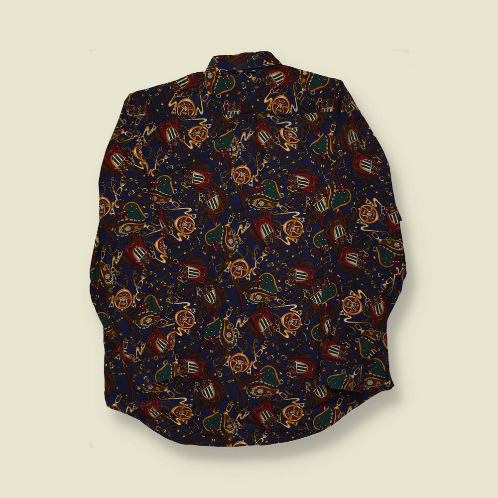 1990s Tommy Hilifiger Print Shirt - XL