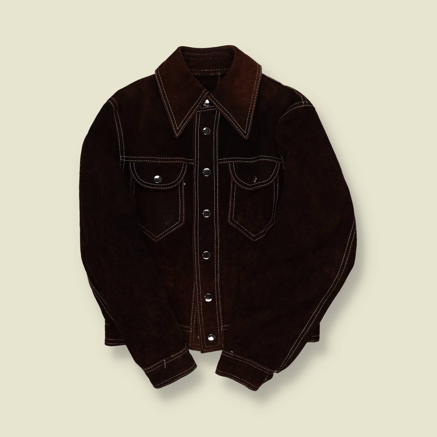 1970s Suede Leather Bomber Jacket - XS/S
