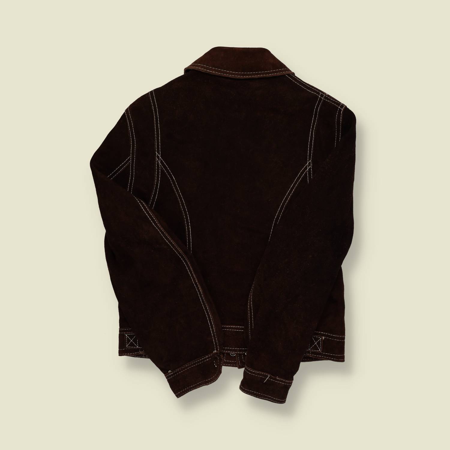 1970s Suede Leather Bomber Jacket - XS/S