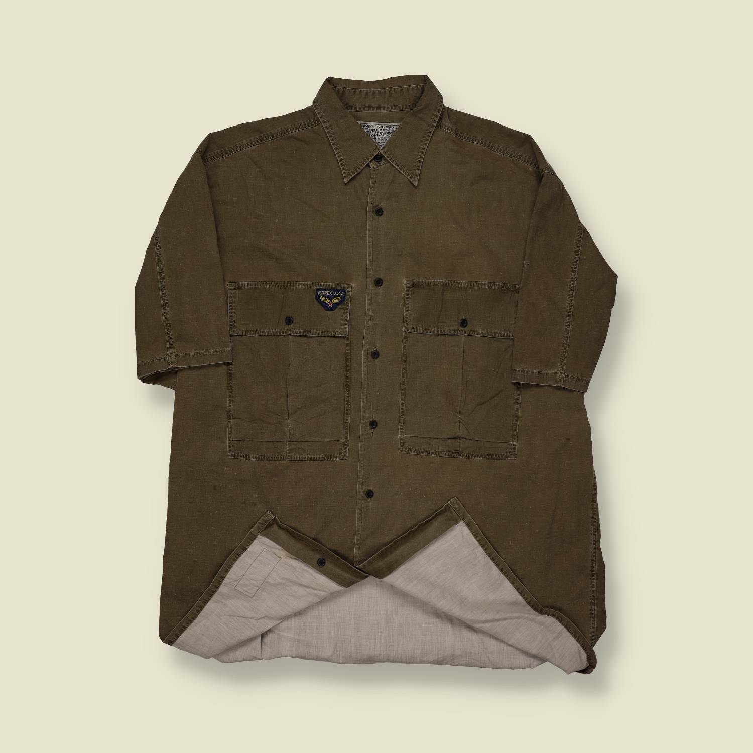 1990s Made in USA Avirex Shirt - XXL