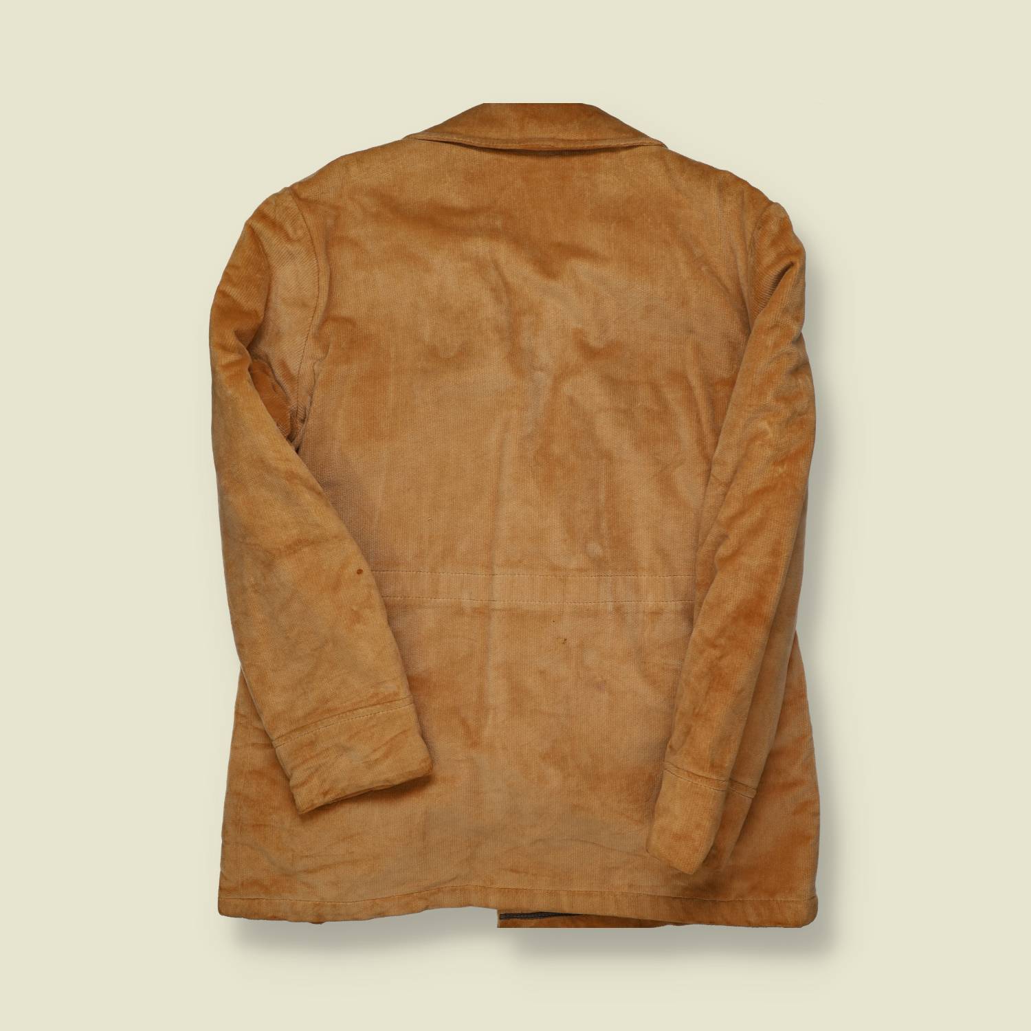 1970s Corduroy Lined Safari / Ranch Coat - M