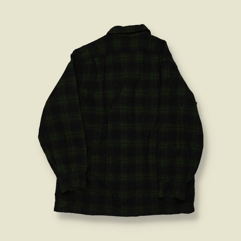 1960s–1970s | Pendleton | Board Shirt | Wool Plaid | Made in USA – S