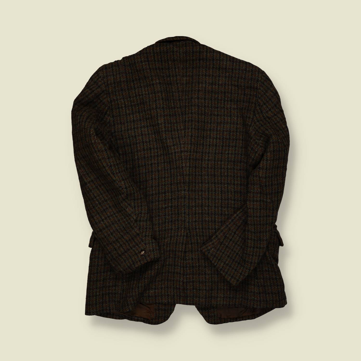 1960s | Harris Tweed | Wool Houndstooth Sport Coat | Made in Scotland – M