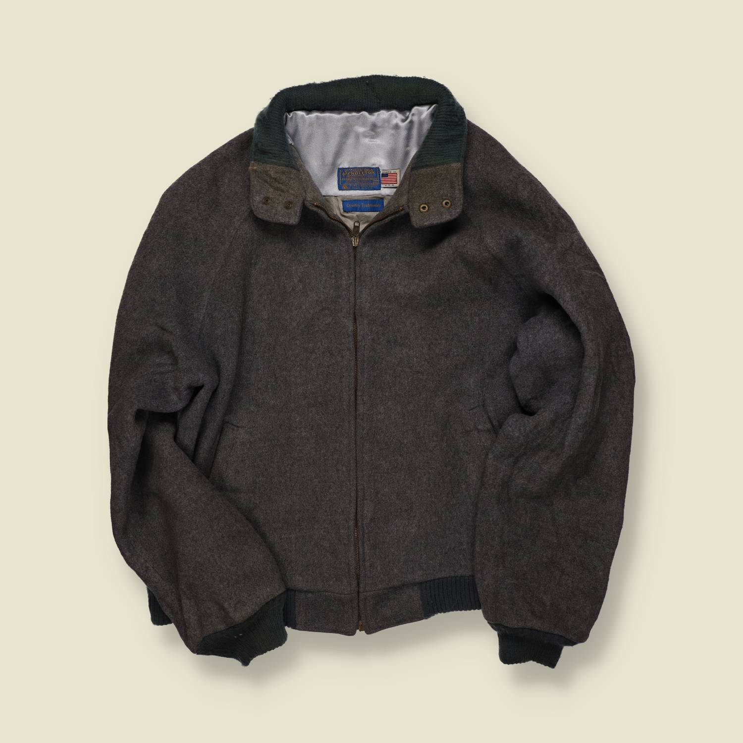 1980s | Pendleton | Wool Zip Jacket | Made in USA – M/L