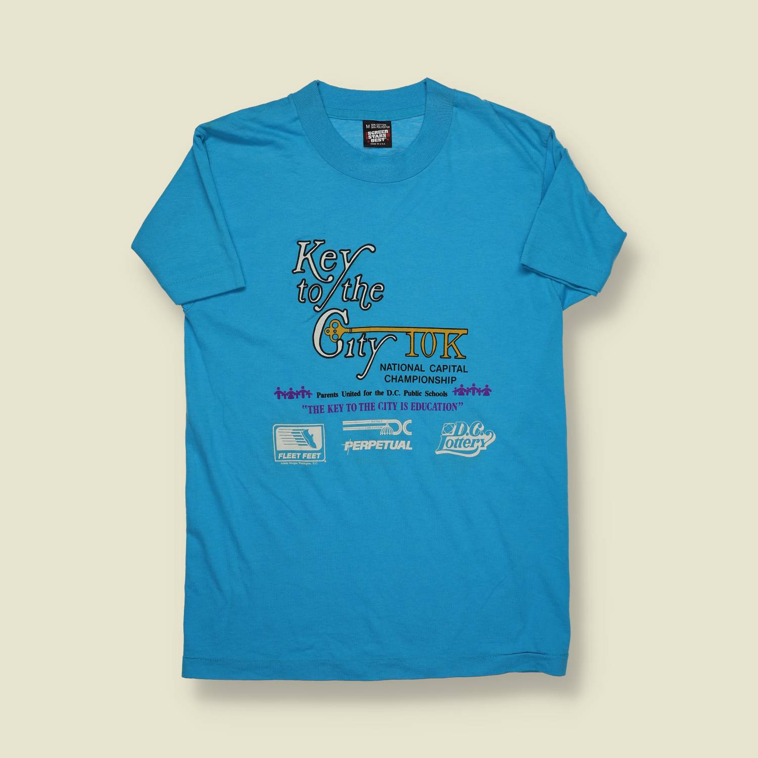 1980s | Screen Stars | “Key to the City 10K” Graphic T-Shirt – XS