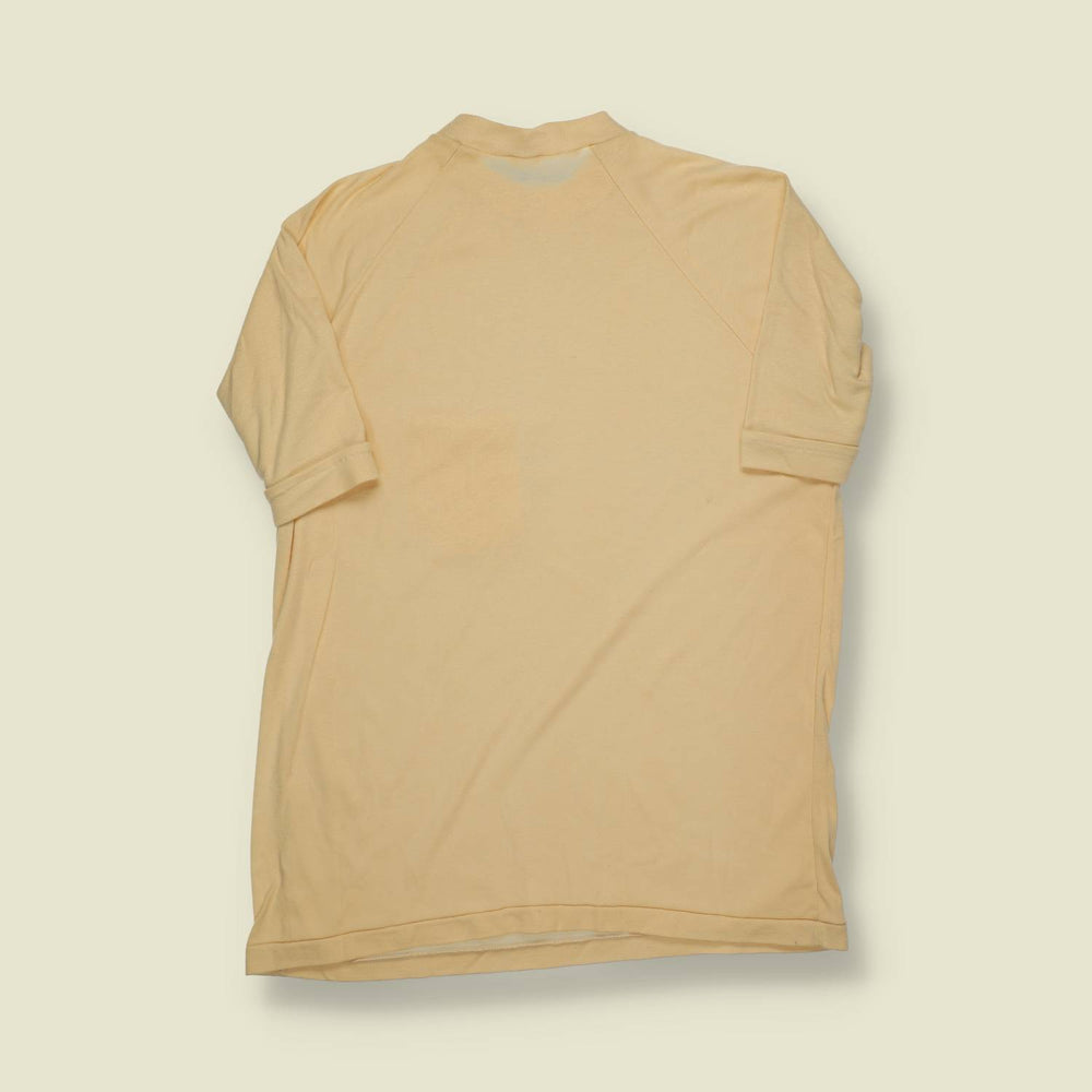 1980s | Campus | Raglan Sleeve Pocket T-Shirt | Cream – M