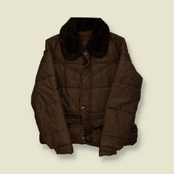 1980s–1990s | Walls | Western Insulated Puffer Jacket | Brown - M