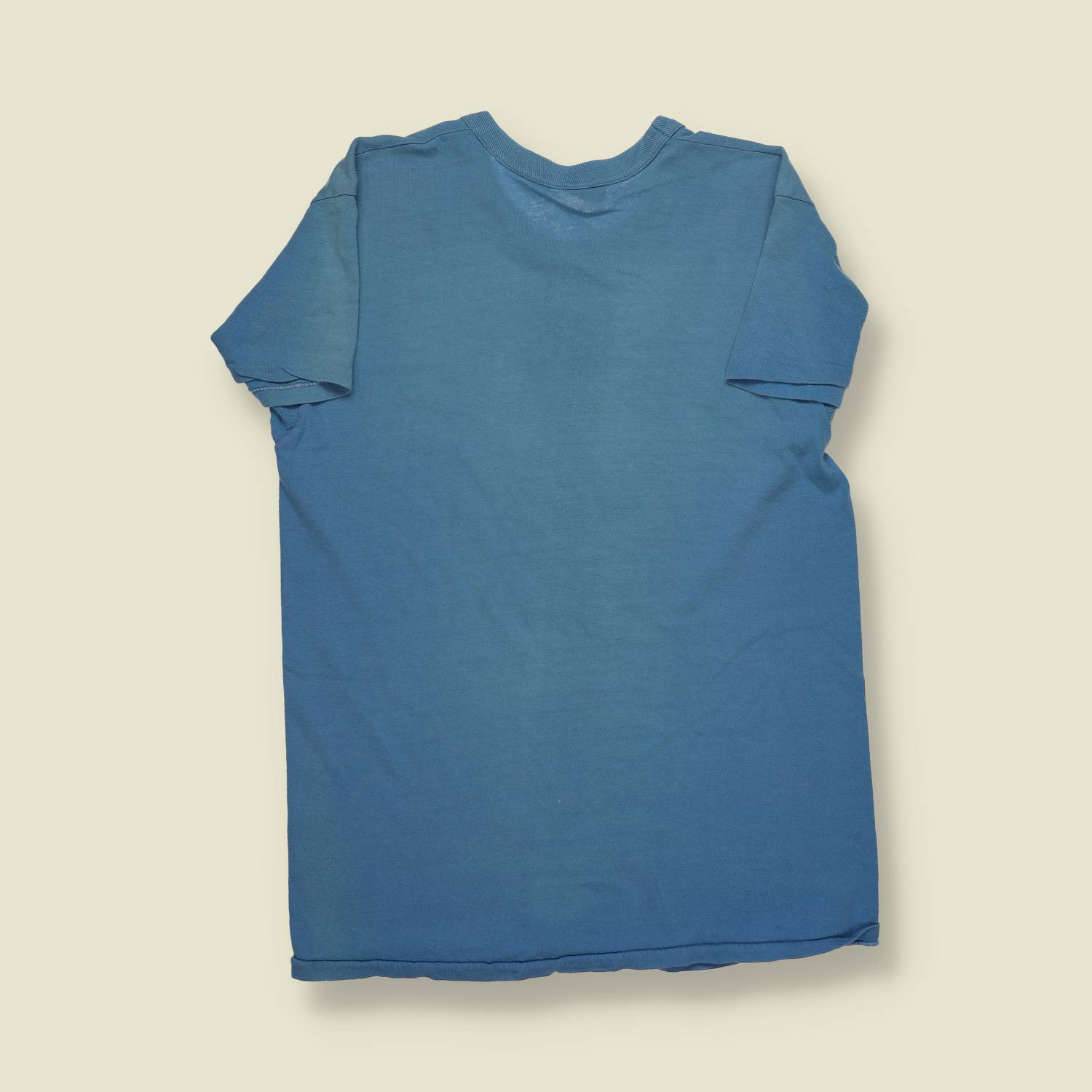 1970s | Russell Athletic | “Love a Nurse Today” Printed T-Shirt | Blue – XS