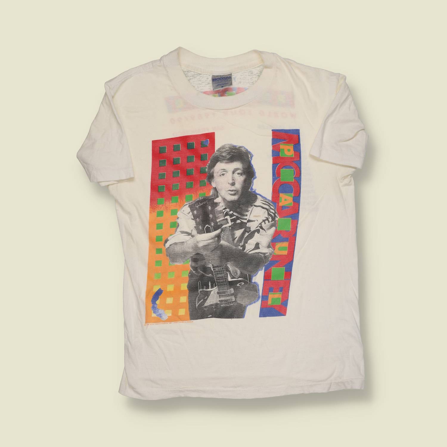 1989–1990 | Paul McCartney | Brockum | Made in USA | World Tour T-Shirt – S