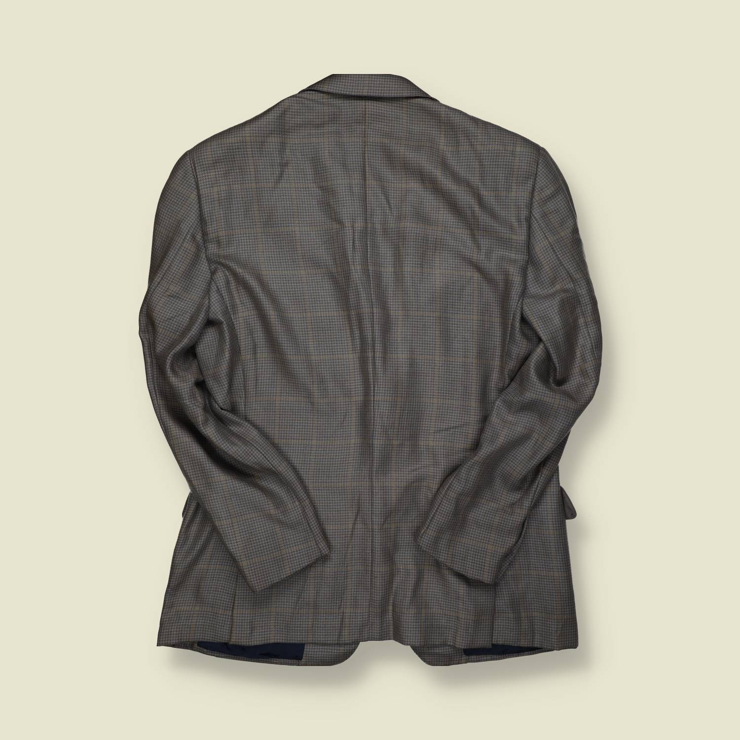 1980s | Aquascutum | Made in Italy | Checked Wool Blazer – M/L