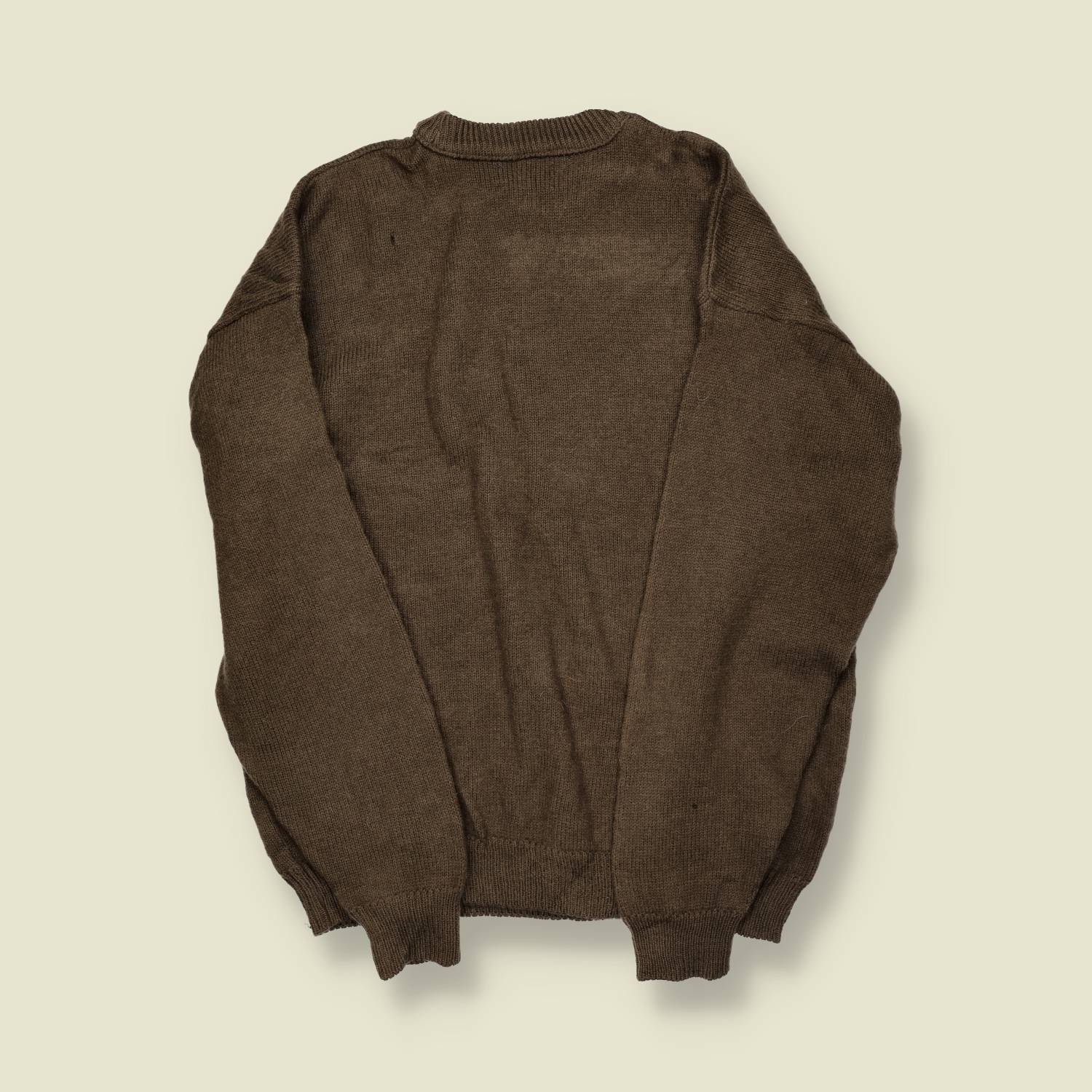 1970s | Pendleton | Wool Crewneck Jumper | Brown – XL