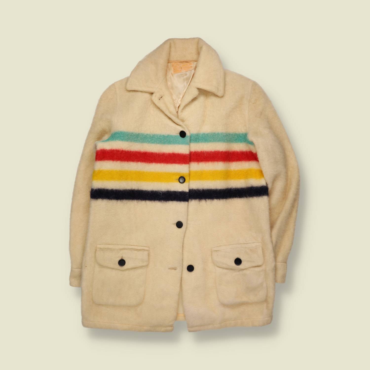 1950s–1960s | Hudson’s Bay | Blanket Coat | Cream - 12