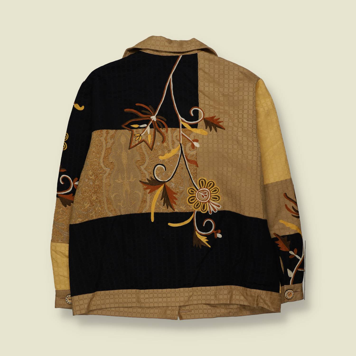 1990s | Indigo Moon | Embroidered Blazer - 16