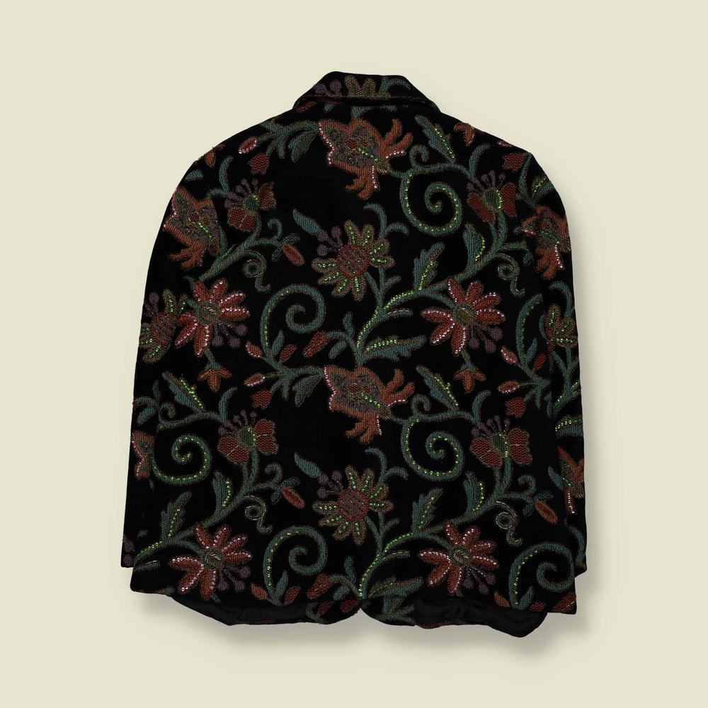 1990s | Susan Graver | Embellished Blazer - 18