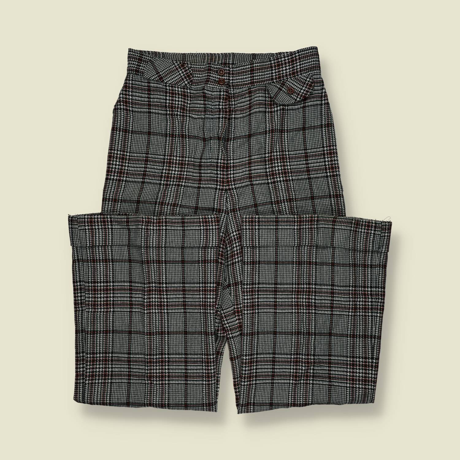 1970s | JCPenney | Flares | Grey - w32