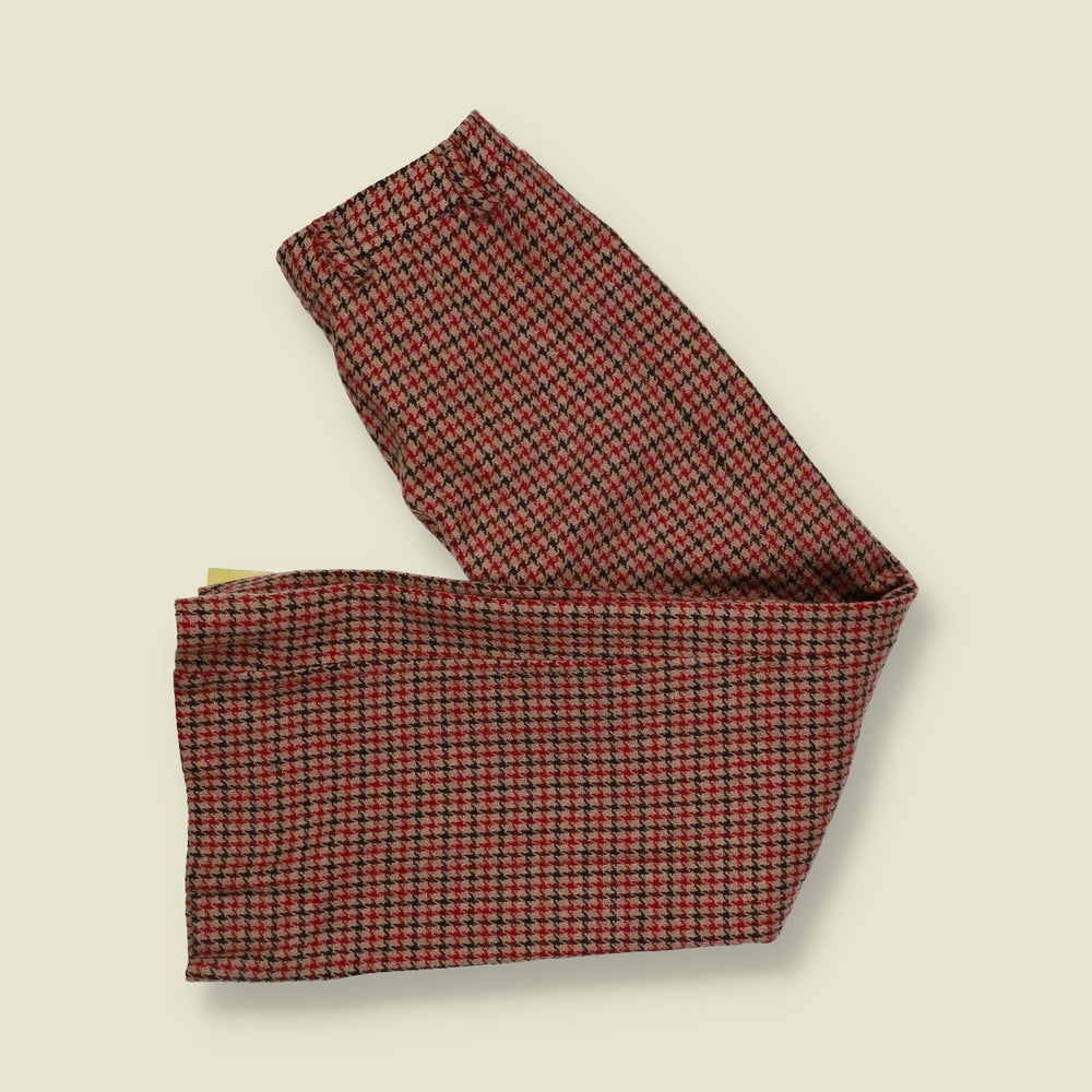 1970s | Deadstock Wool Flares | Red - w26