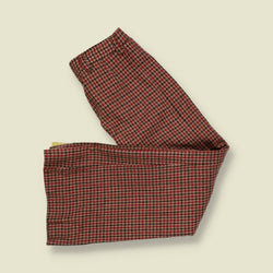 1970s | Deadstock Wool Flares | Red - w26