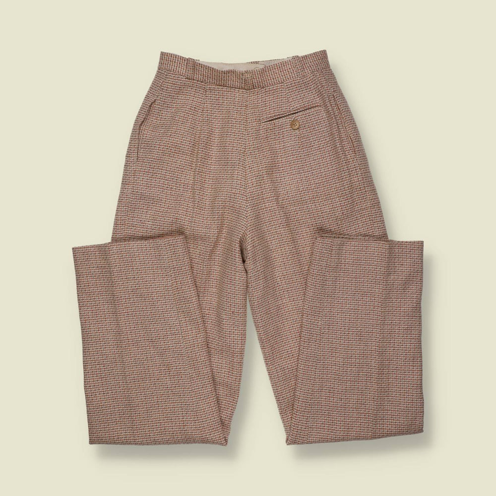 1960s–1970s | Wool Blend Trousers - w24