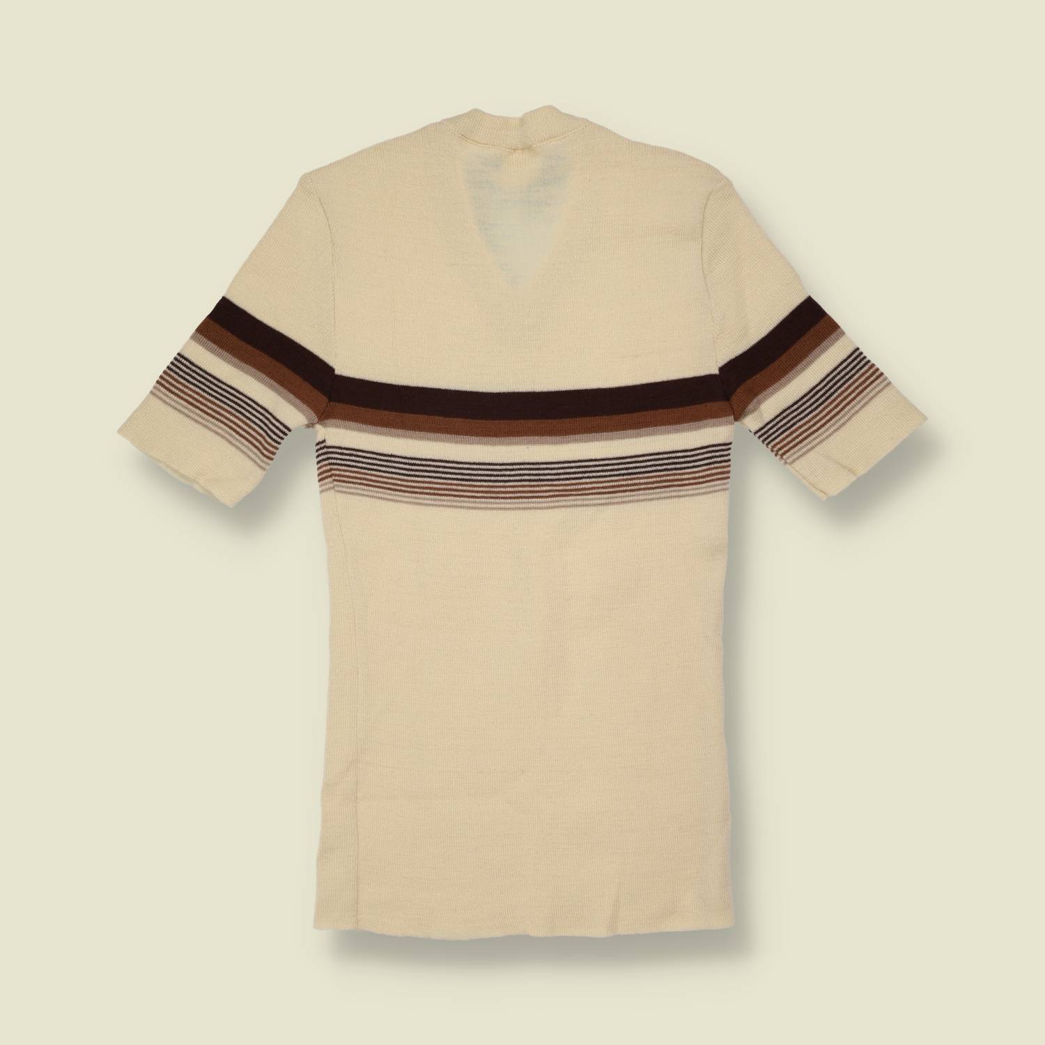 1970s | EDW Lightweight Knit Top | Cream - 2