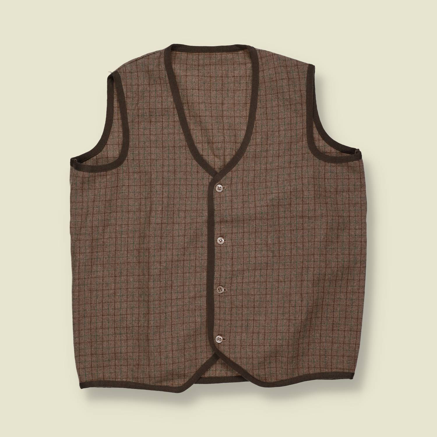 1970s | Check Waistcoat - 12